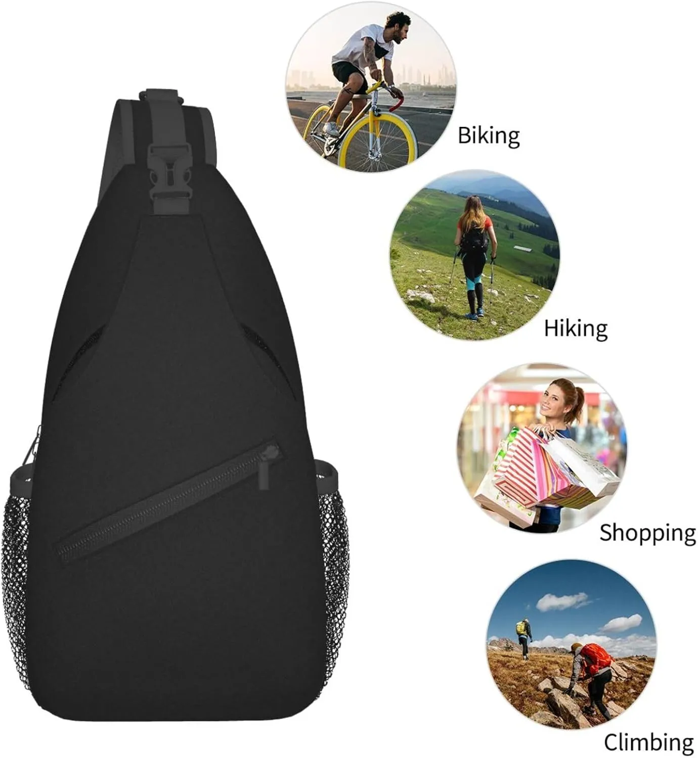 Beautiful fruits Men's And Women's Small Crossbody Bags Chest Bags Daily Bags Are Suitable For Outdoor Hiking Trips