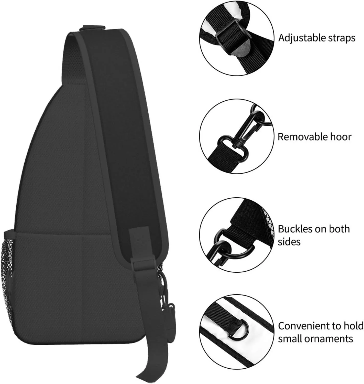 Beautiful fruits Men's And Women's Small Crossbody Bags Chest Bags Daily Bags Are Suitable For Outdoor Hiking Trips