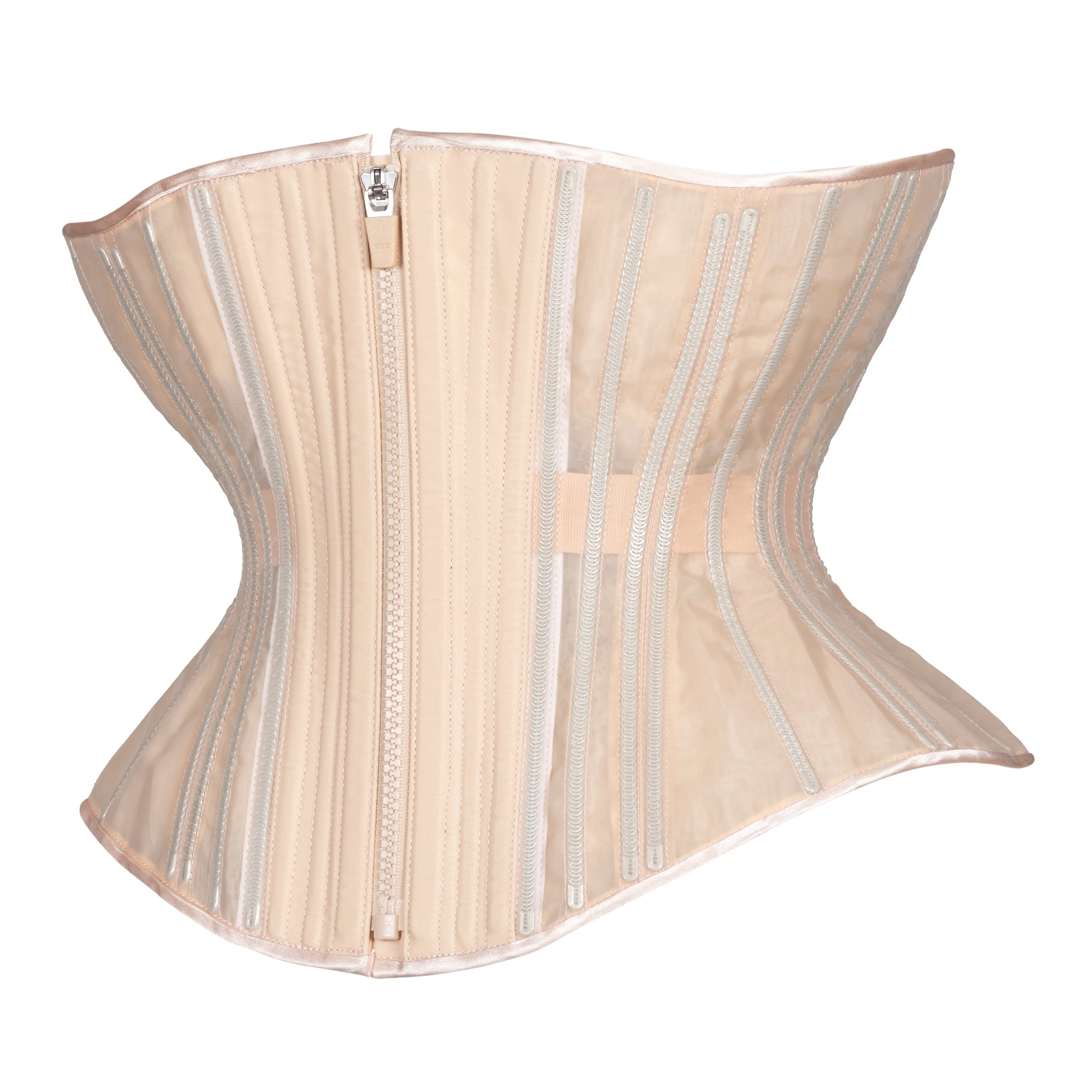 Beige Fine Mesh No Line Corset, Libra Silhouette, Regular