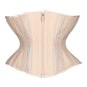 Beige Fine Mesh No Line Corset, Libra Silhouette, Regular