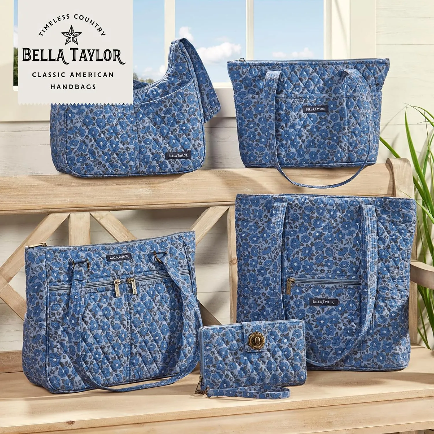 Bella Taylor Large Crossbody Purse for Women | Shoulder Bag with Adjustable Strap