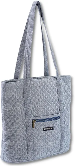 Bella Taylor Large Tote | Lightweight Quilted Fabric Tote Bags for Women
