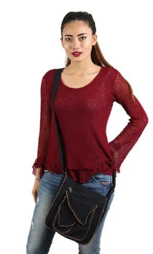 Best-in-class shoulder Three hobo Specialized items bag cotton flower heavy