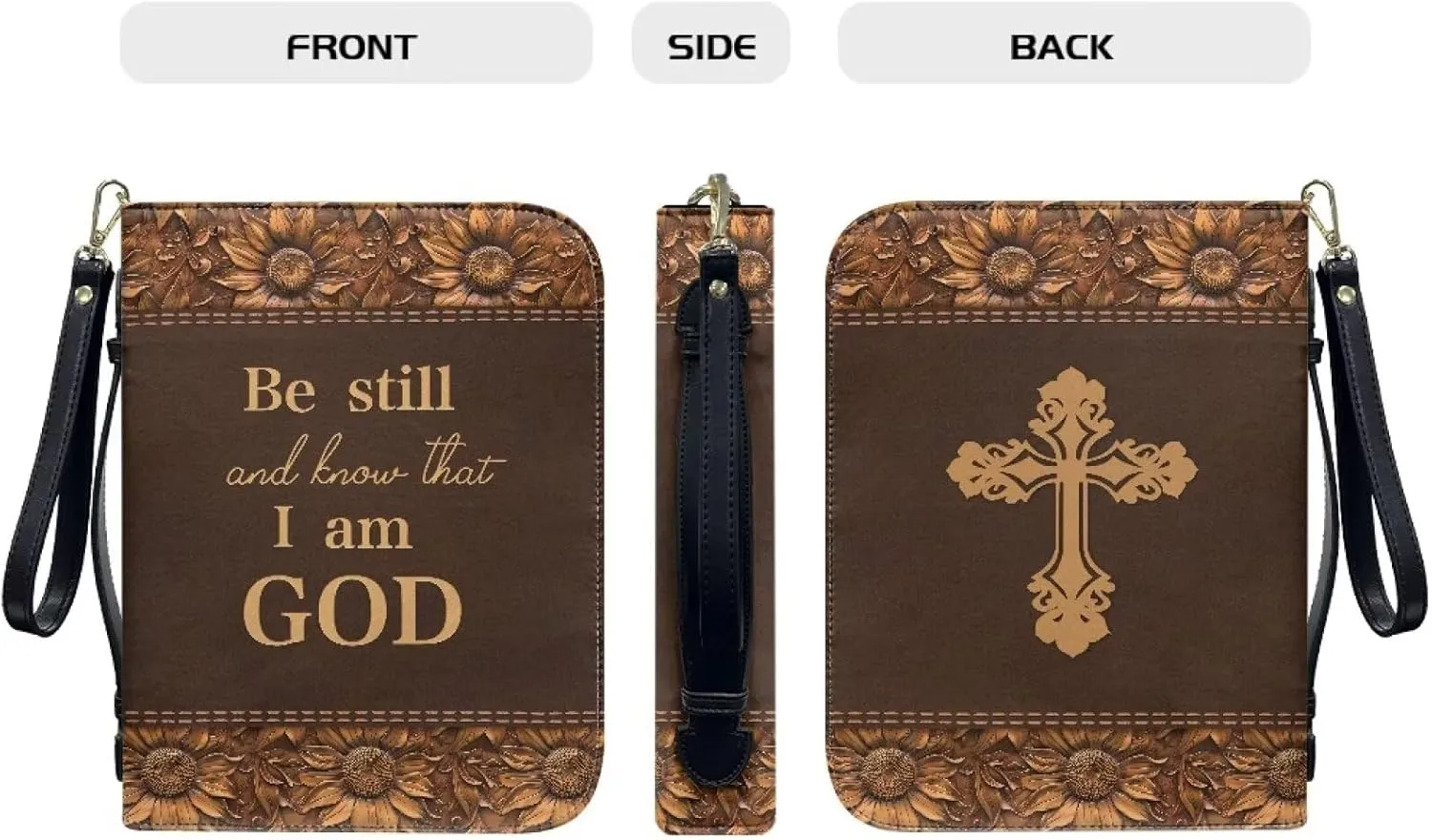 Bible Cover Bible Case for Women Print Bible Case Bible Bag Portable Book Cover Bible Carrying Case for Study