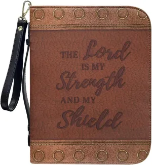Bible Cover Carrying Book Case Church Bag Bible Protective with Handle and Ribbon Gift for Lady Men L-2XL