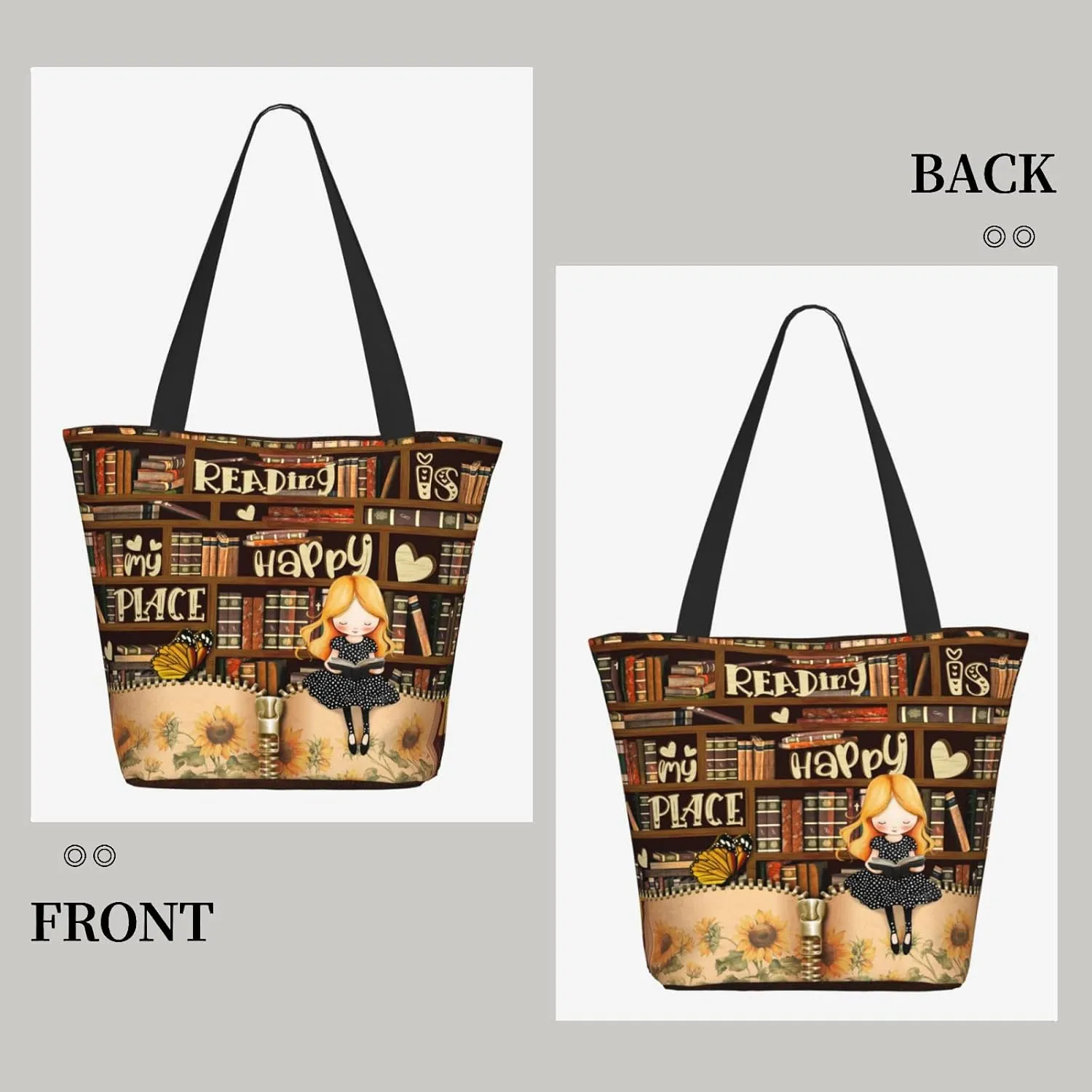Bible Tote Bags for Women Christian Tote Bag Religious Church Bags for Women Organizer Christian Gift With Zipper