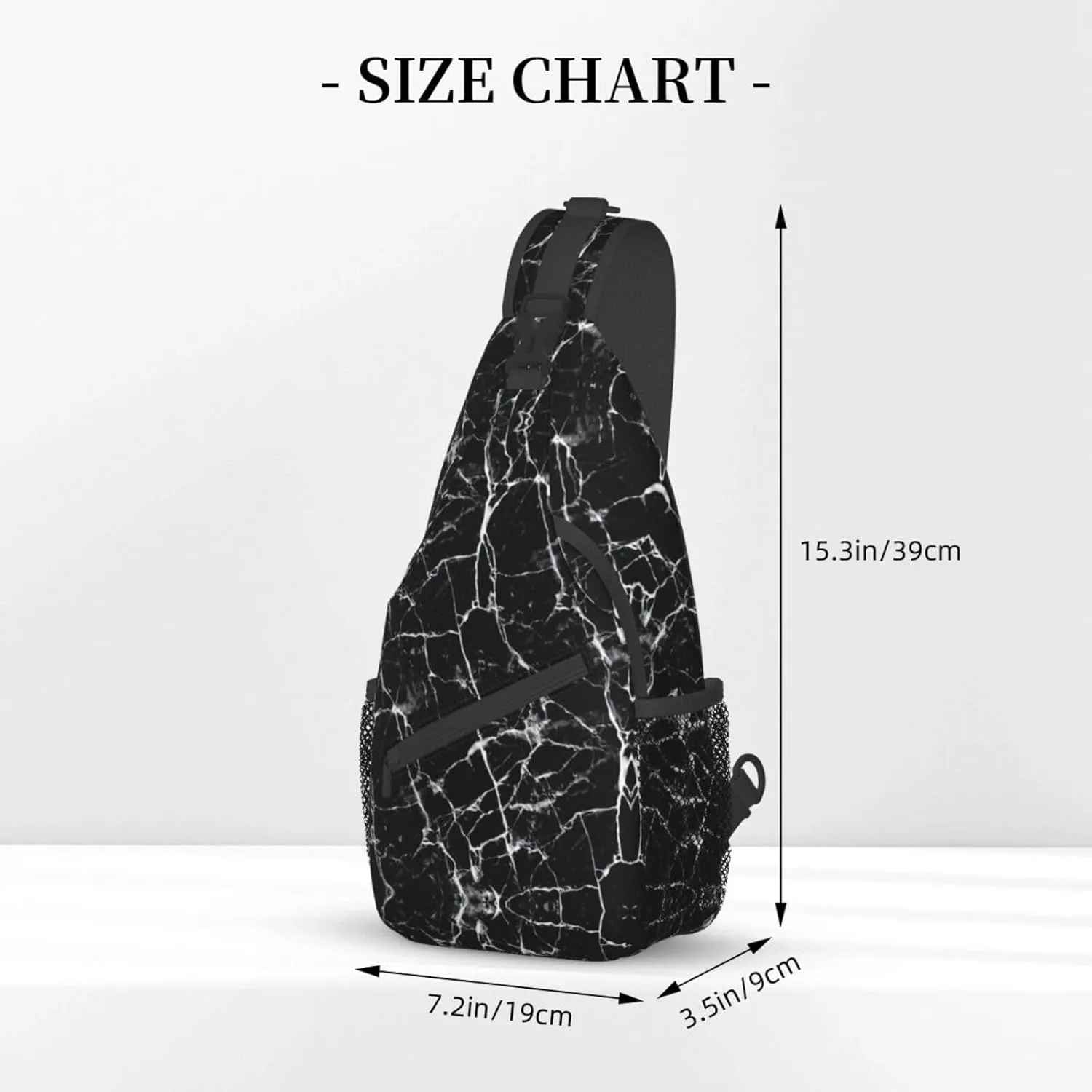 Black And White Soccer Ball Pattern Crossbody Bag Chest Shoulder Bag Small Casual Backpack Suitable For Women Men Hiking