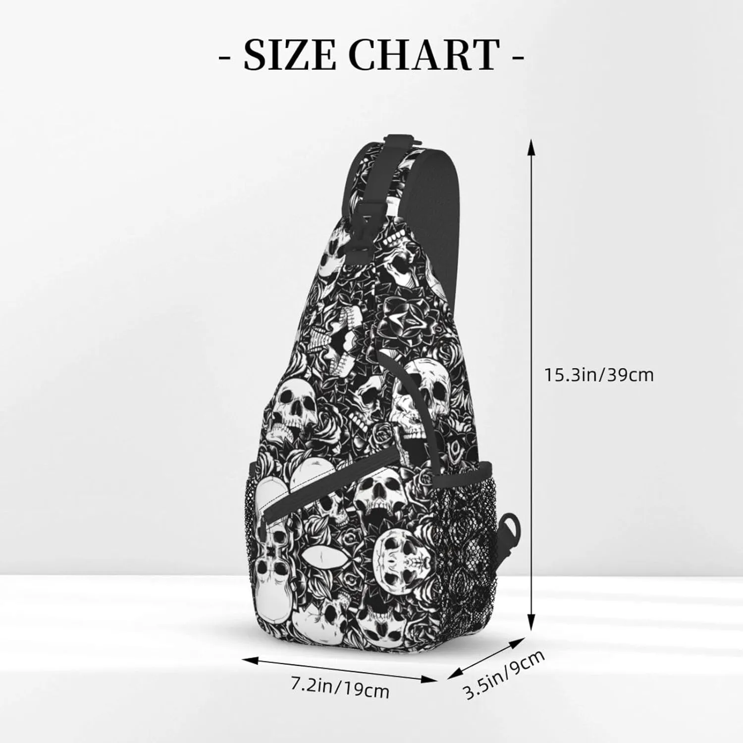 Black And White Soccer Ball Pattern Crossbody Bag Chest Shoulder Bag Small Casual Backpack Suitable For Women Men Hiking