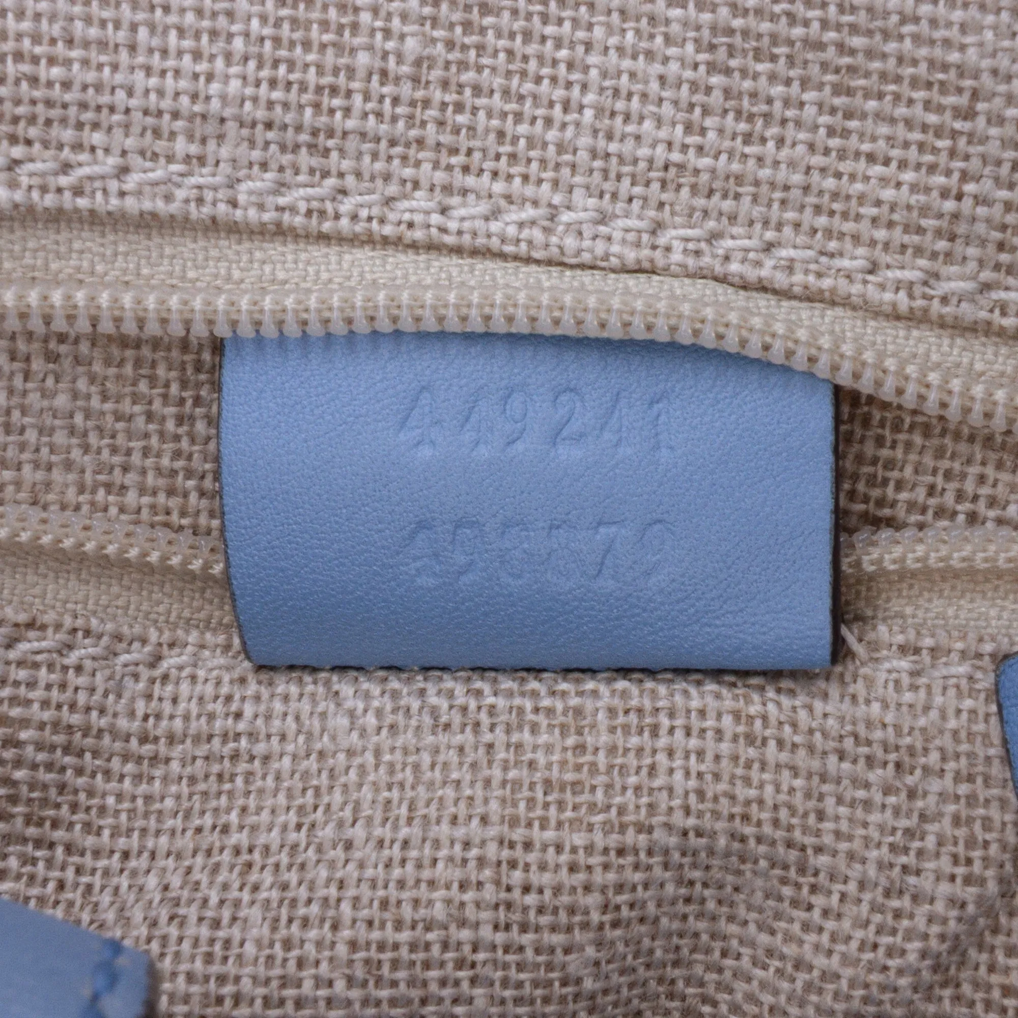 Blue Gucci Small Microguccissima Bree Satchel