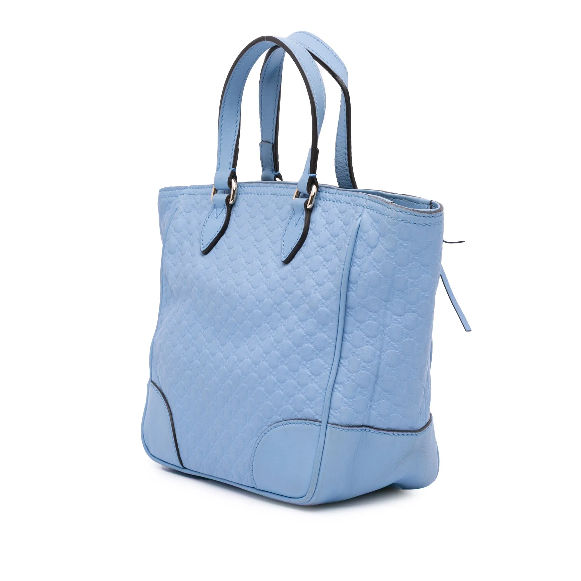 Blue Gucci Small Microguccissima Bree Satchel