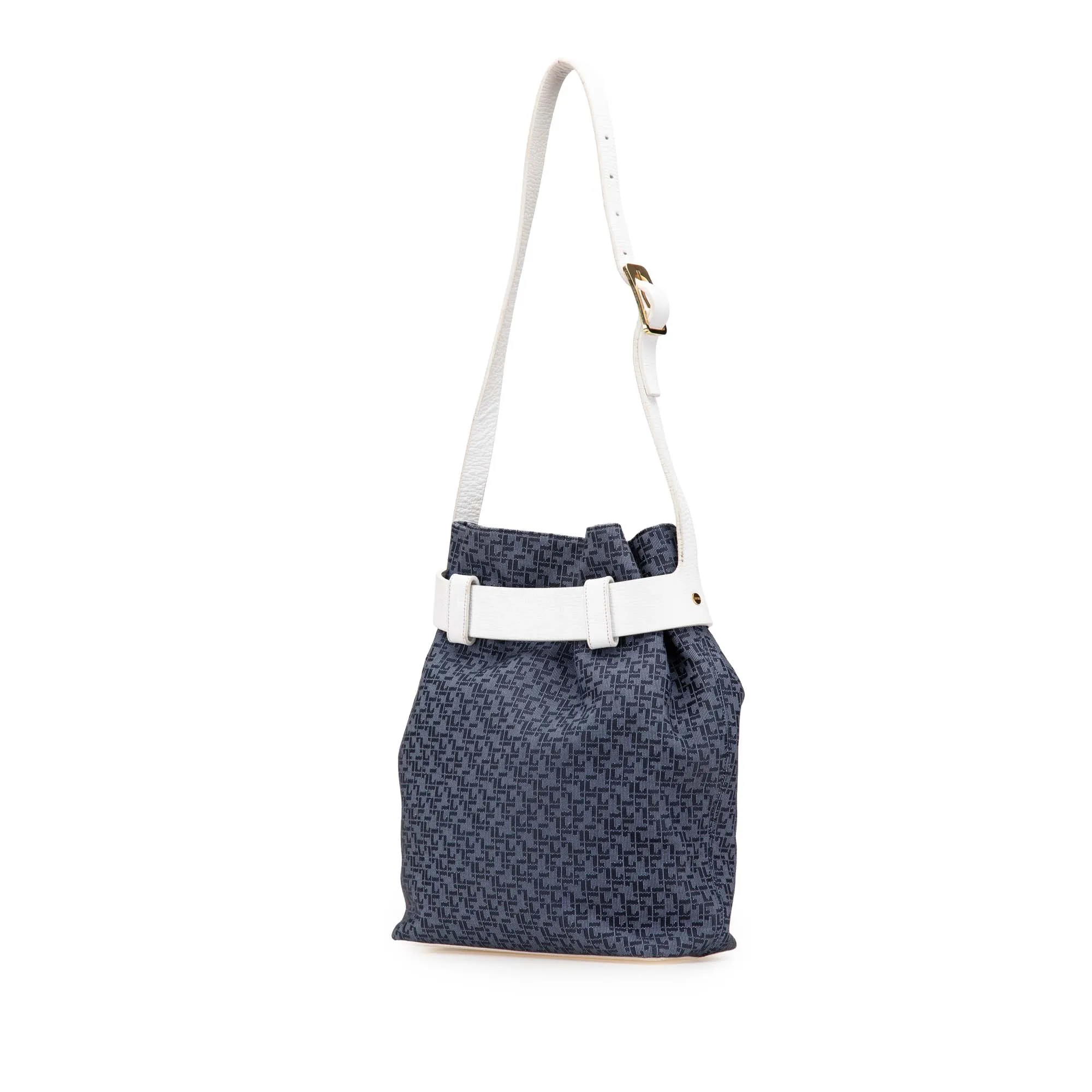 Blue LOEWE Canvas Bucket Bag