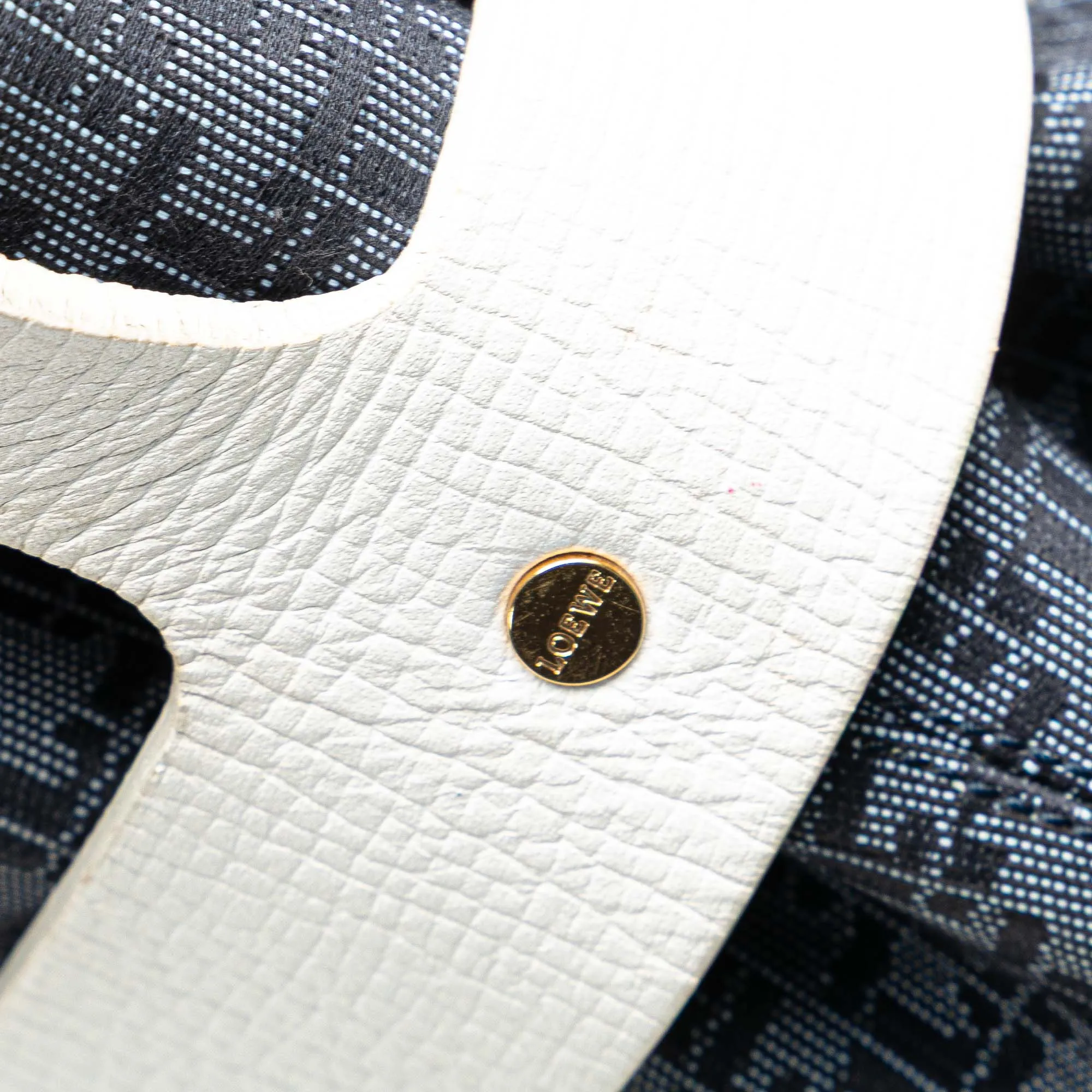 Blue LOEWE Canvas Bucket Bag