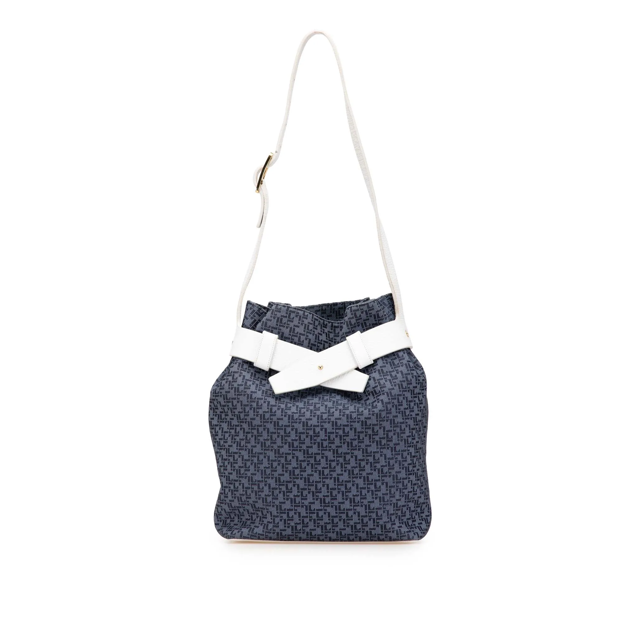 Blue LOEWE Canvas Bucket Bag