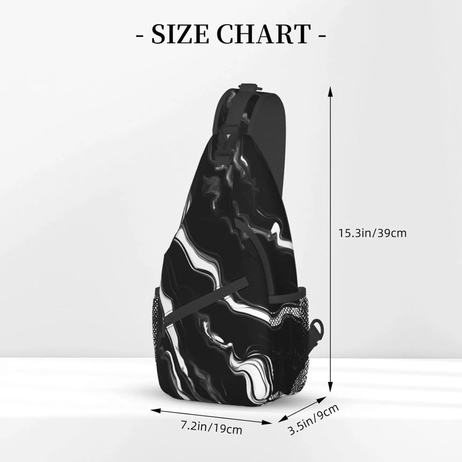 Blue Odonata Pattern Crossbody Bag Chest Shoulder Bag Small Casual Backpack Suitable For Women Men Hiking