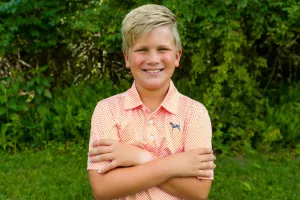 Bluetick Kids Checkerboard Polo