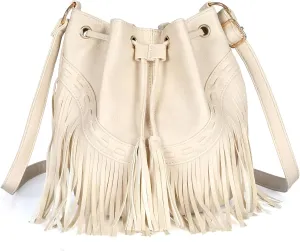 Boho Purses, Boho Bag, Black Fringe Purse, Western Purses for Women, Crossbody Bags for Women, Bucket Bags