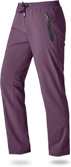 Boladeci Men's Joggers Lightweight Quick Dry Casual Athletic Hiking Pants Sweatpants with Pockets Elastic Waist