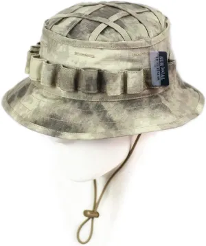 Boonie Hat Military Camo Cap Hunter Sniper Ghillie Bucket Hats Adjustable Jungle Bush Hat