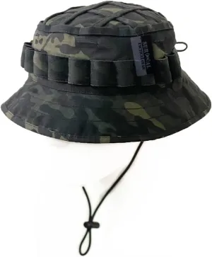 Boonie Hat Military Camo Cap Hunter Sniper Ghillie Bucket Hats Adjustable Jungle Bush Hat