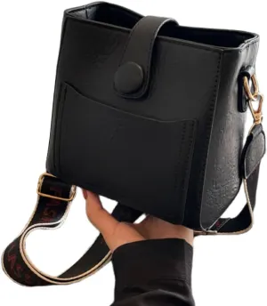 Bootara Bucket Bag, Vintage Crossbody Bag, Womens Retro Water Bucket Shoulder Bags, with Adjustable Wider Shoulder-strap