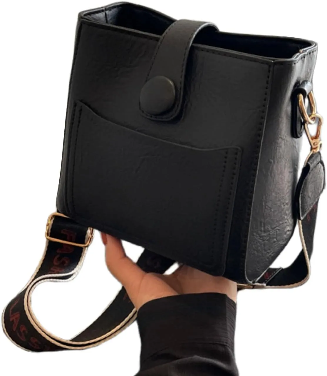 Bootara Bucket Bag, Vintage Crossbody Bag, Womens Retro Water Bucket Shoulder Bags, with Adjustable Wider Shoulder-strap
