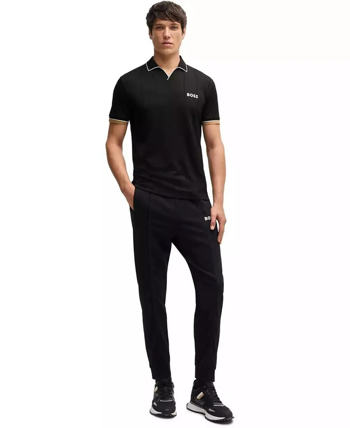 BOSS X Matteo Berrettini Men's Moisture Wicking Polo