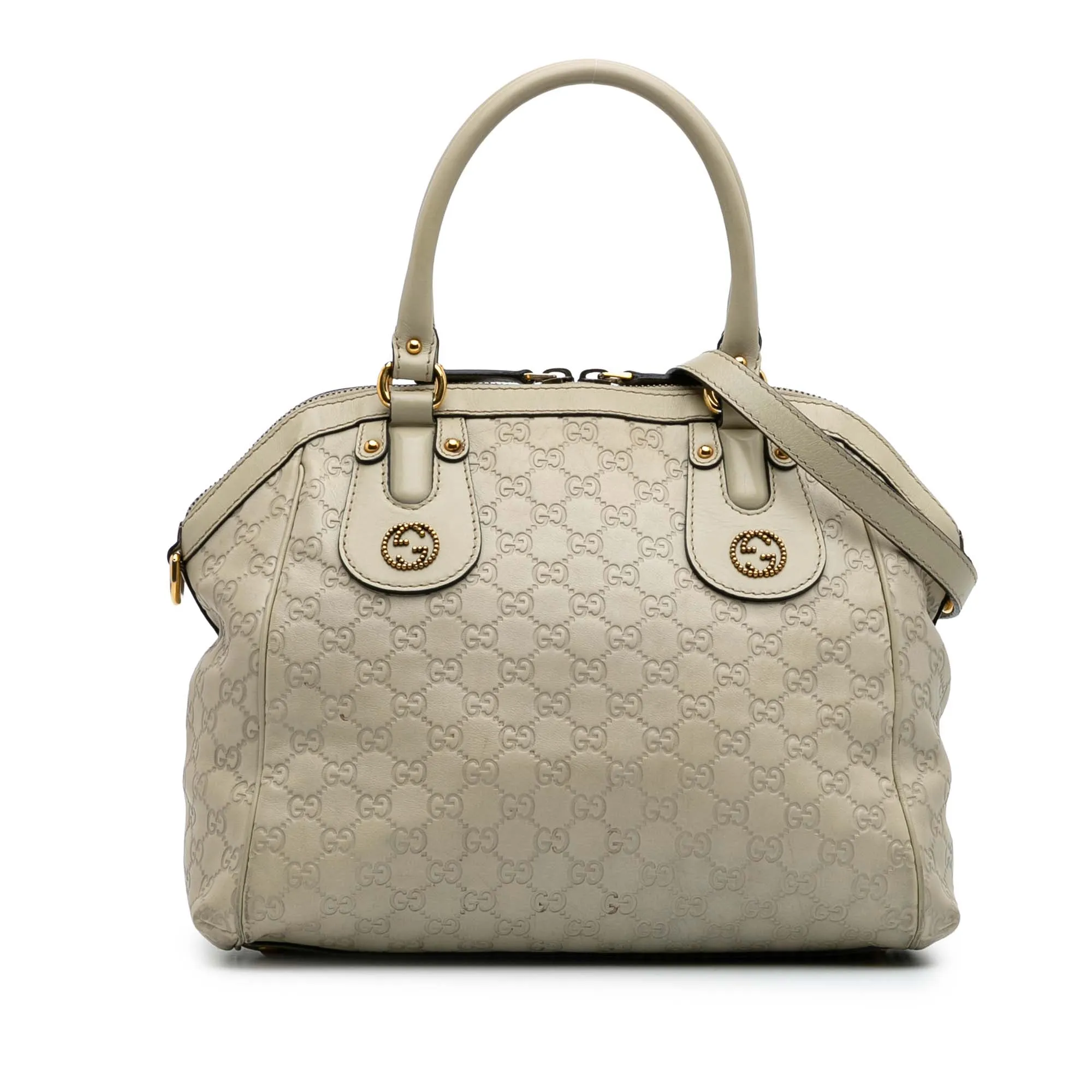 Brown Gucci Medium Guccissima Scarlett Satchel