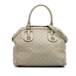 Brown Gucci Medium Guccissima Scarlett Satchel