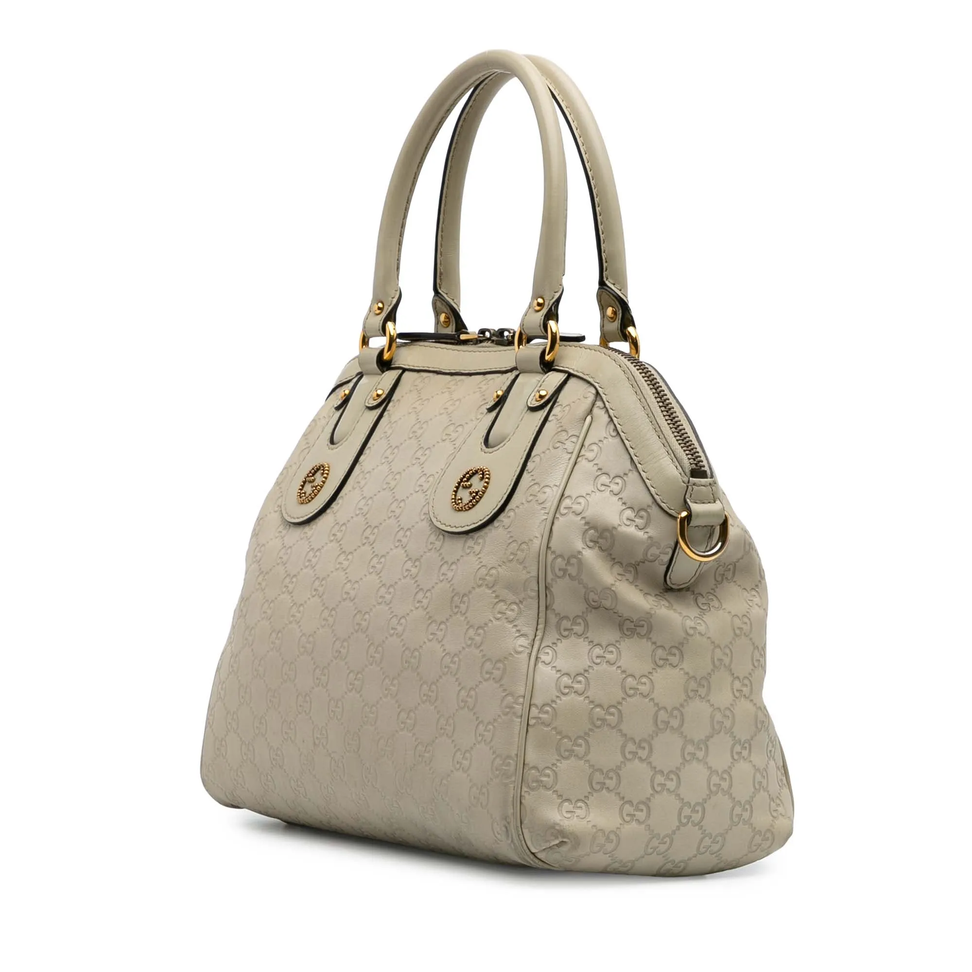 Brown Gucci Medium Guccissima Scarlett Satchel