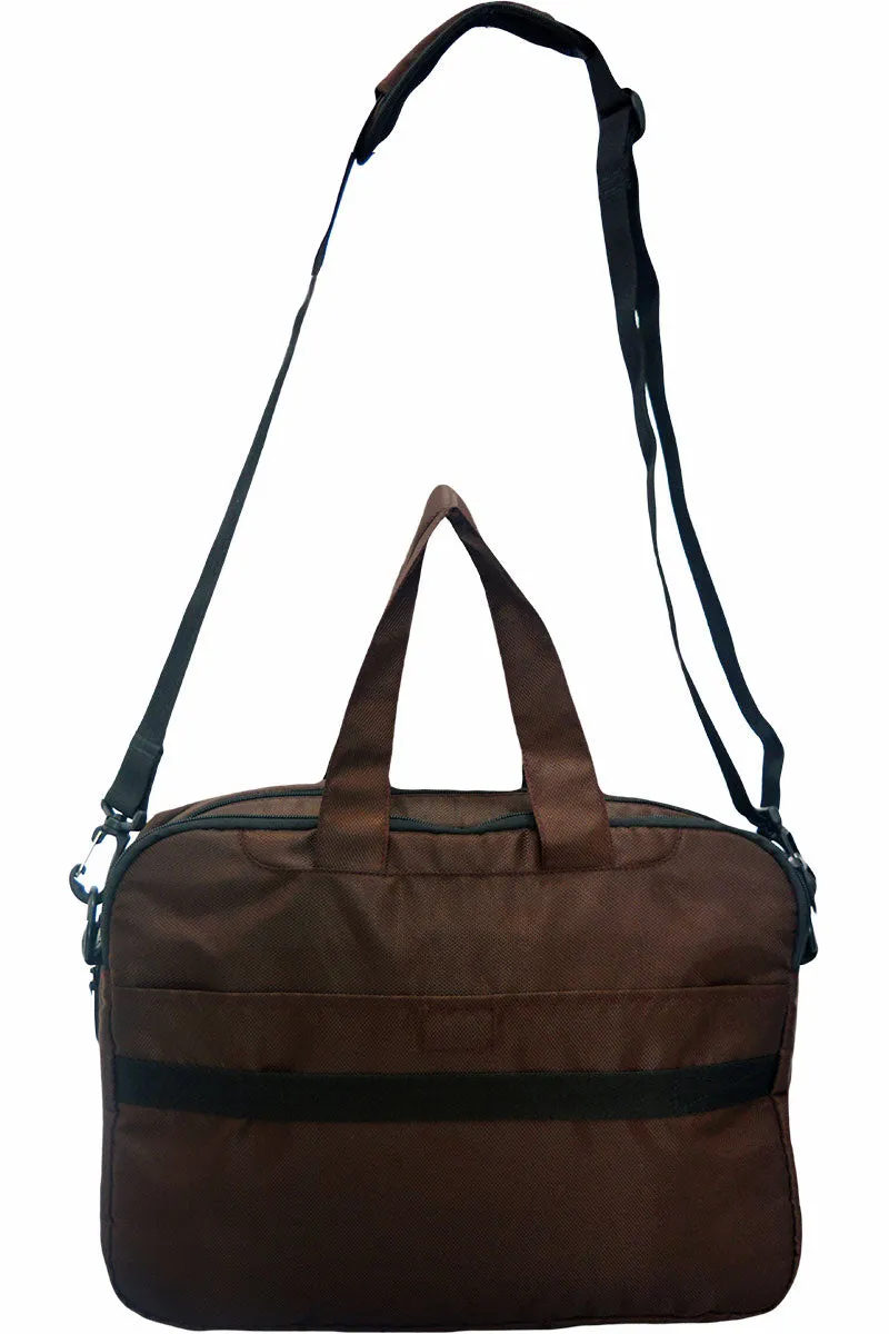 Brown Messenger Bag for Men with 17" Inside Laptop Space