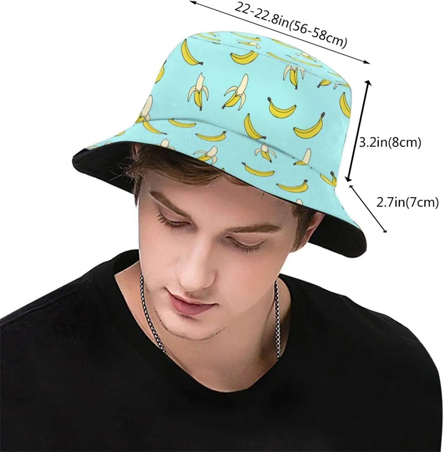 Bucket Hat Sun Beach Packable Fisherman Cap for Women Men Summer Outdoor Hiking