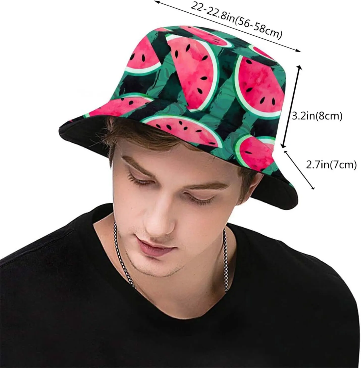 Bucket Hat Sun Beach Packable Fisherman Cap for Women Men Summer Outdoor Hiking