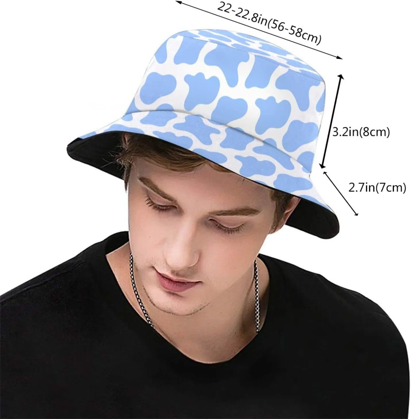 Bucket Hat Sun Beach Packable Fisherman Cap for Women Men Summer Outdoor Hiking