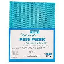 ByAnnie Mesh Parrot Blue 18" x 54"
