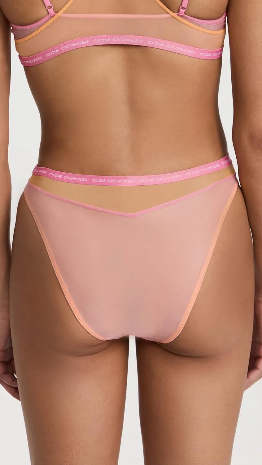 Calvin Klein Women's Ck One Sheer Pride High Waist Tanga