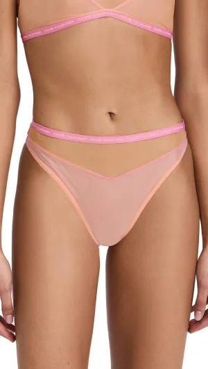 Calvin Klein Women's Ck One Sheer Pride High Waist Tanga