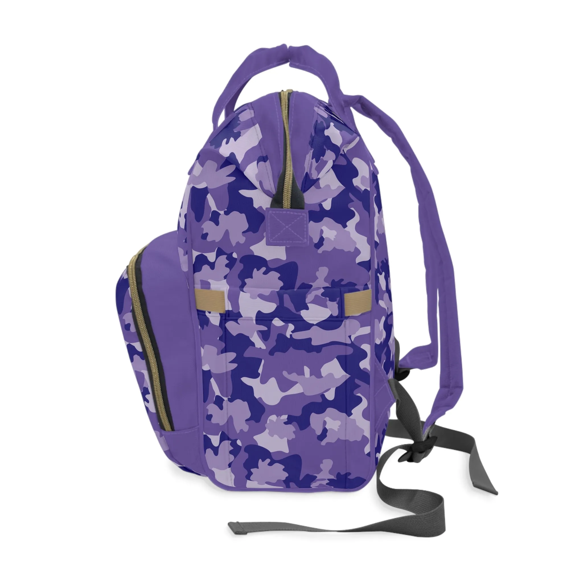 Camouflage Diaper Backpack - Durable Nylon Camo Baby Bag for Outdoorsy Parents, Spacious & Multifunctional Camo Diaper Backpack