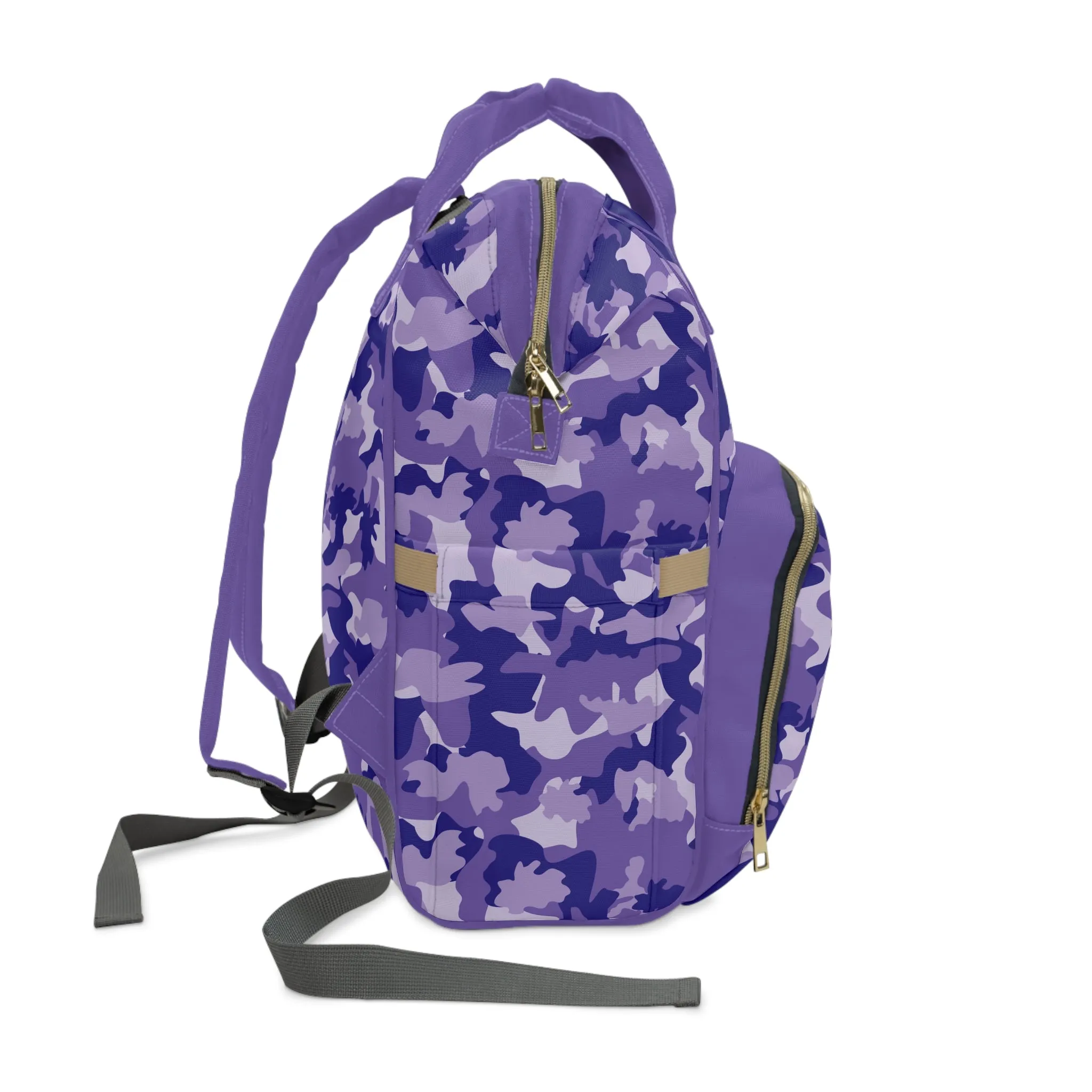 Camouflage Diaper Backpack - Durable Nylon Camo Baby Bag for Outdoorsy Parents, Spacious & Multifunctional Camo Diaper Backpack