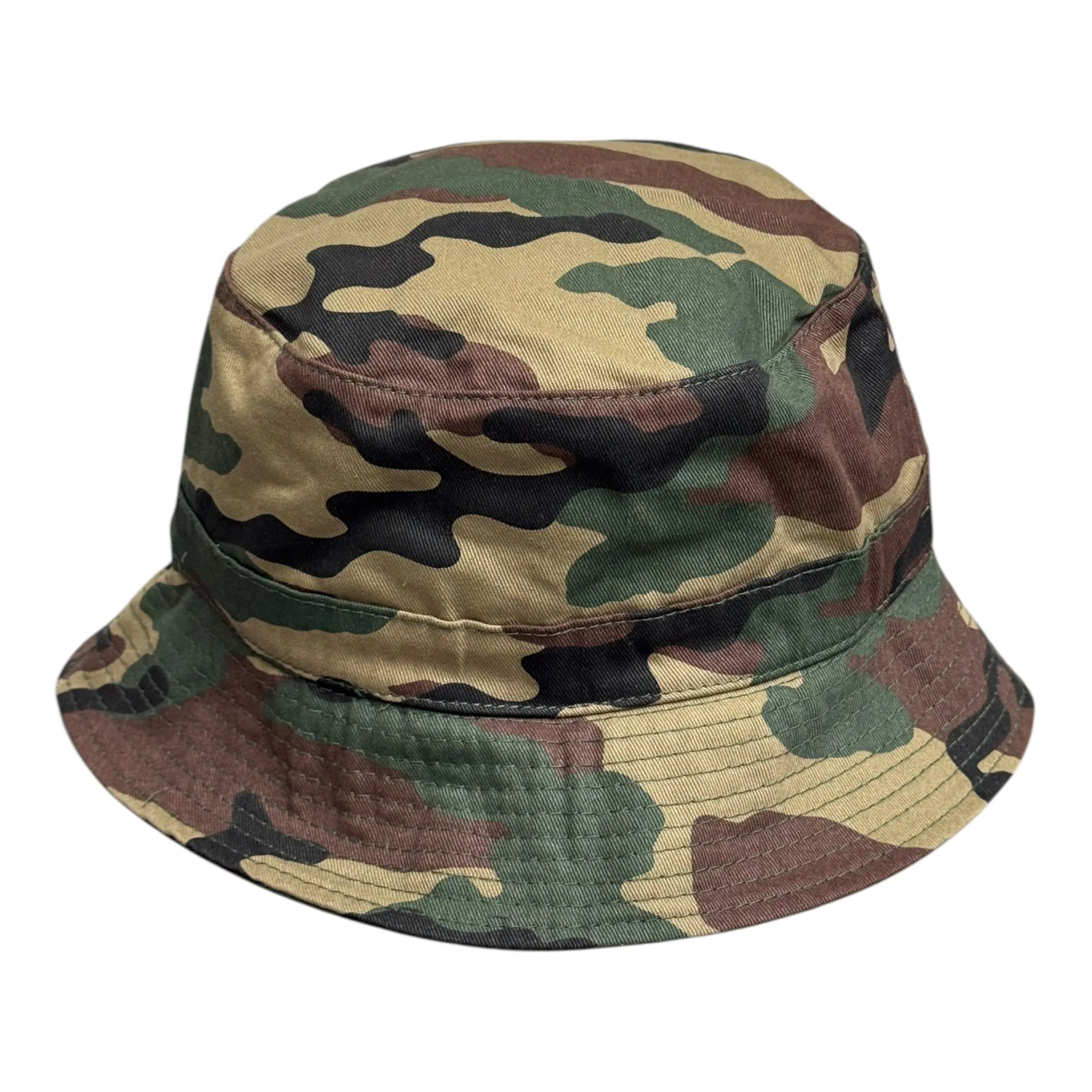 Camouflage Print Virgo Bucket Hat Gold for Stylish Fashion