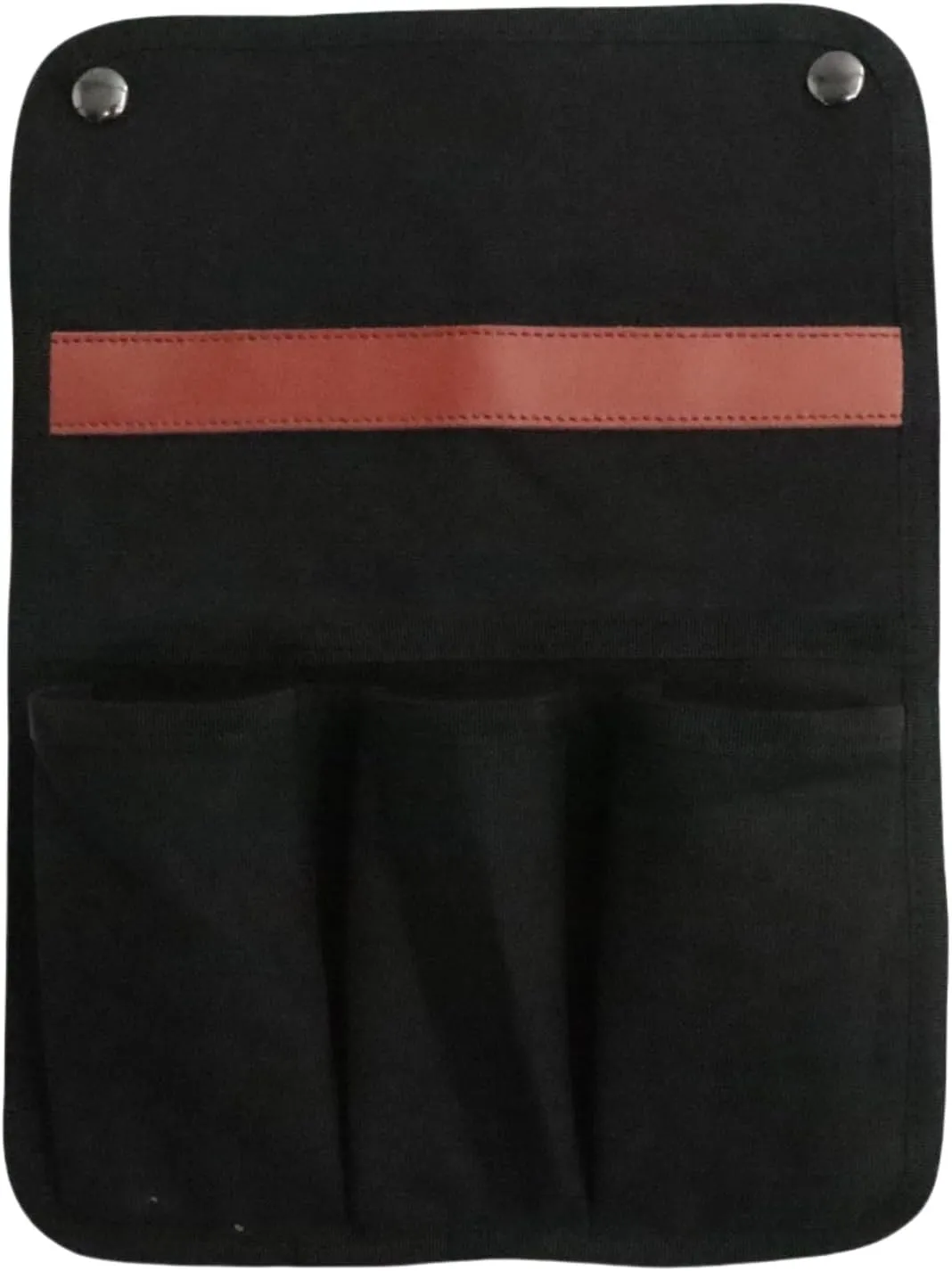 Camping Chair Armrest Bags, Chair Storage Bag Portable Camping Chair Side Bag 4 Pockets, for Beach Chairs, Camping Chairs and Garden Chairs (Black)