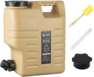 Camping Water Jug, 3.17 Gallnon Water Containers with Spigot Water Storage Container BPA Free Portable Emergency Water Storage for Outdoors Vehicle Car Camping