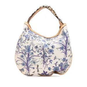 Canvas Flora Horsebit Wave Hobo