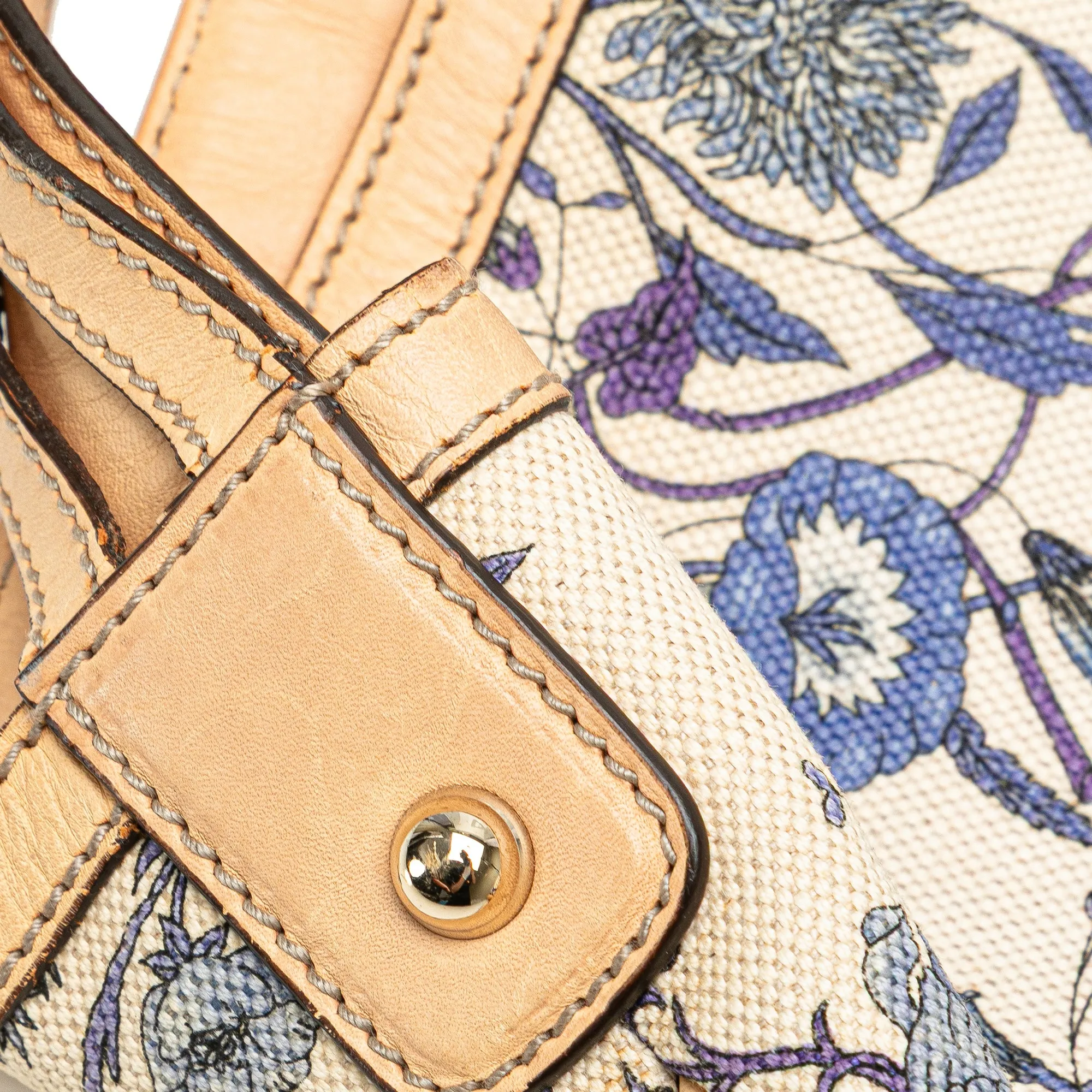 Canvas Flora Horsebit Wave Hobo