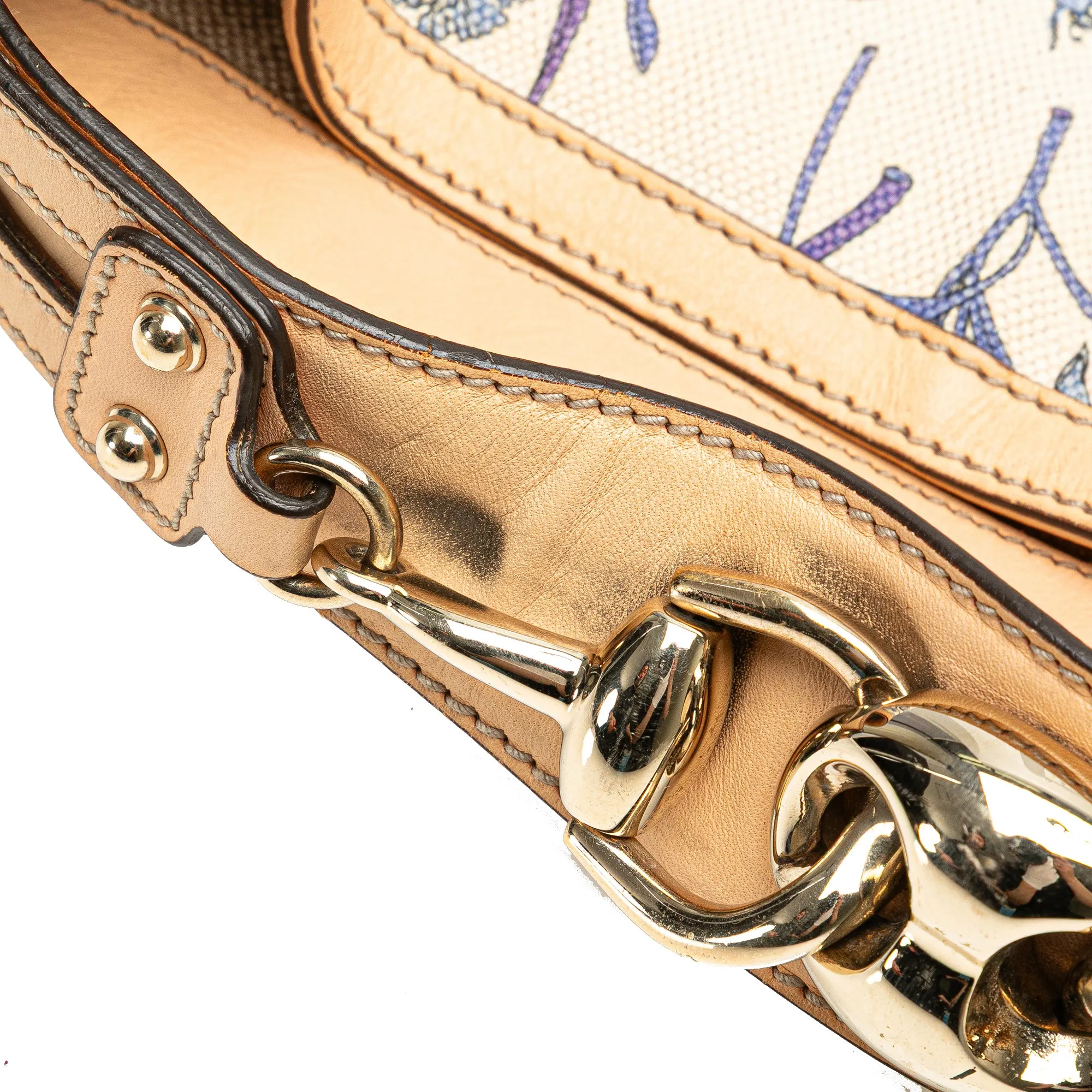 Canvas Flora Horsebit Wave Hobo