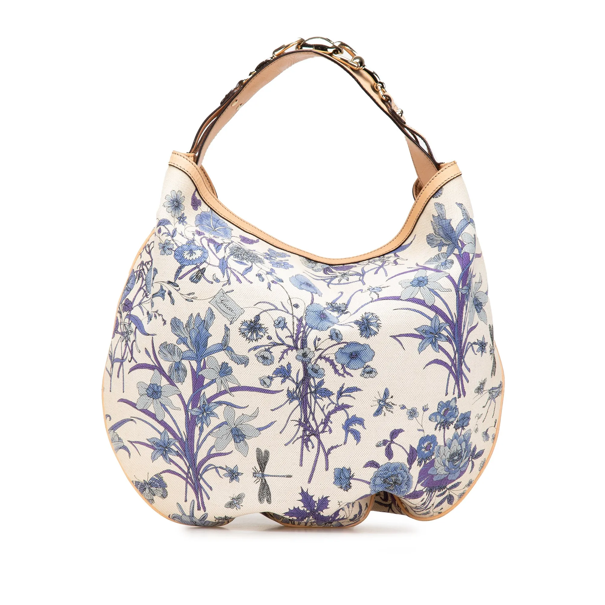 Canvas Flora Horsebit Wave Hobo