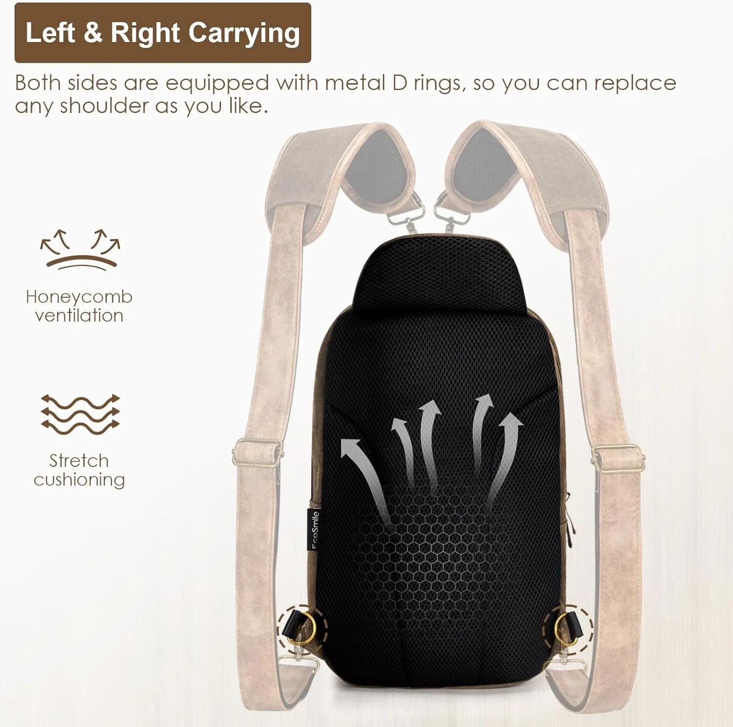 Canvas Messenger Bag Sling Bag Crossbody Shoulder Bag for Men Women Travel Work Satchel Bags