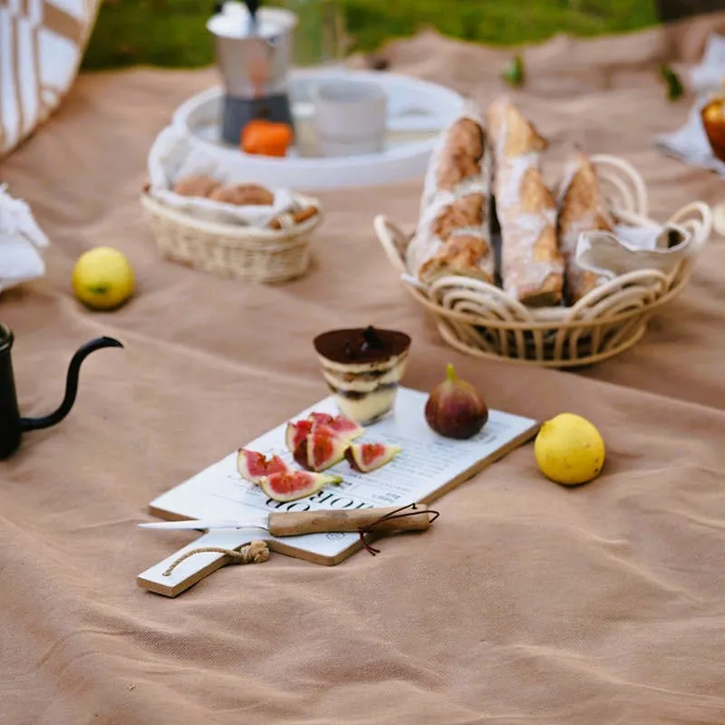 Canvas Picnic Rug - Gingham