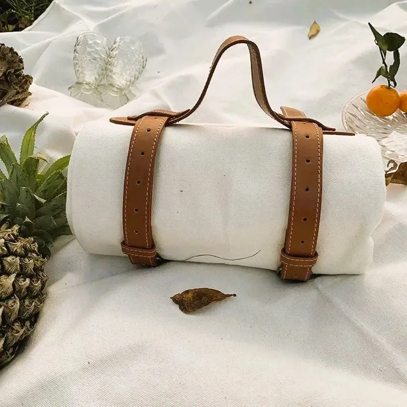 Canvas Picnic Rug - White