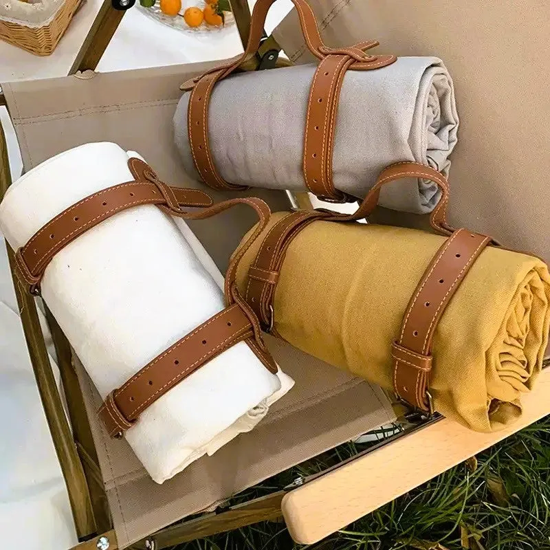 Canvas Picnic Rug - White