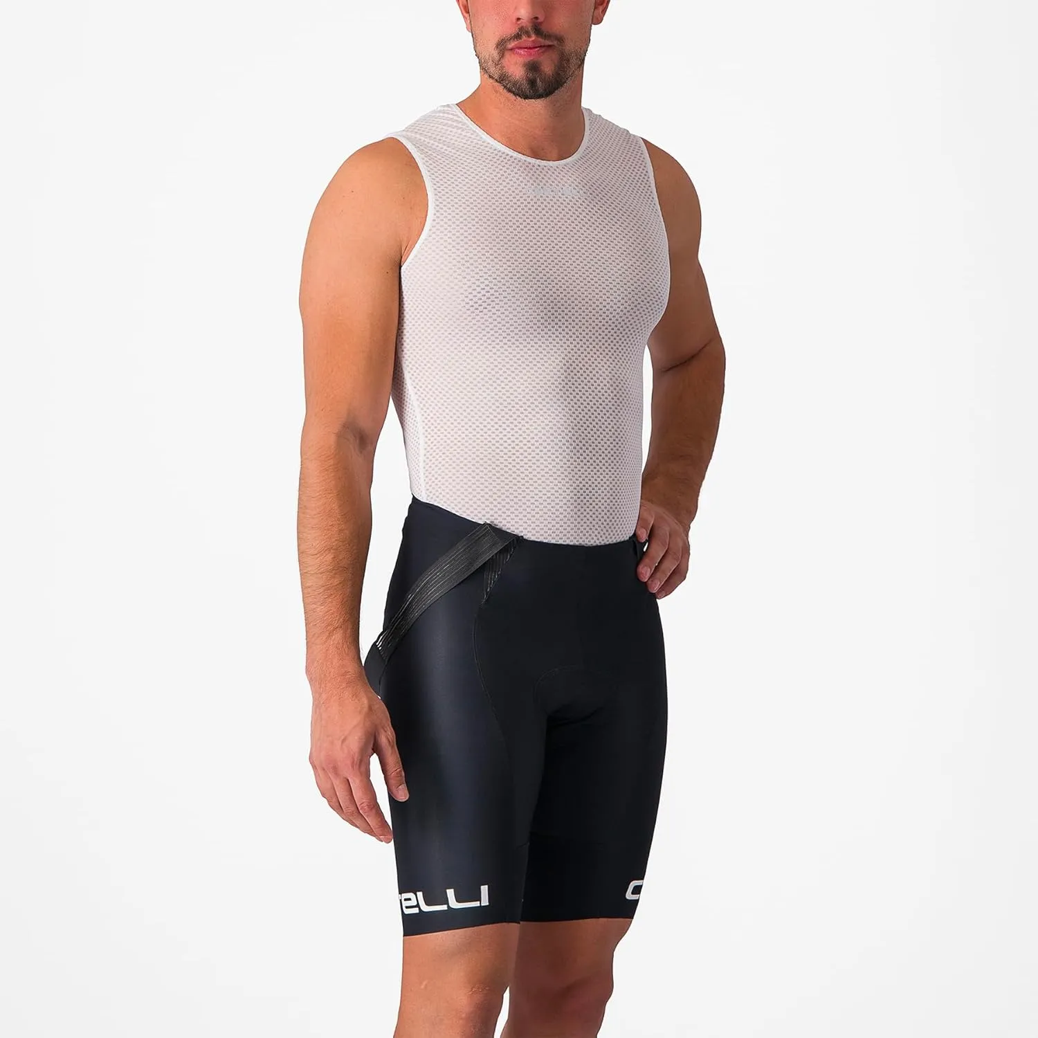 CASTELLI Men’s Pro Mesh 2.0 Sleeveless Jersey, Breathable Cycling Mesh Base Layer for Road, Gravel Biking & Racing